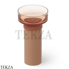 Dea Design Pedestal Basin Раковина напольная Glasstech DD2023 480 R9, Brown Copper R9