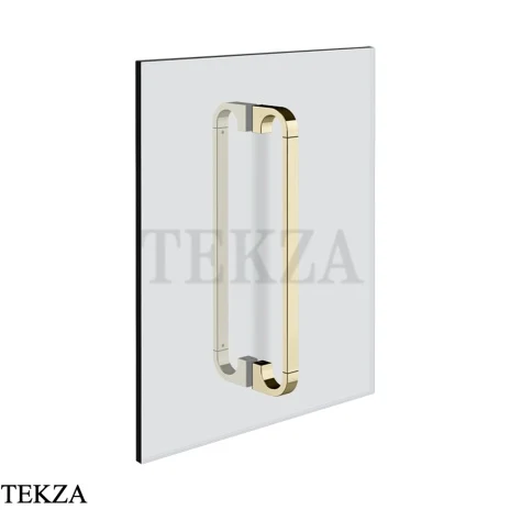 Gessi Perle Полотенцедержатель для крепления на стекло, 20 см 74630-710, шампань глянец