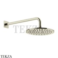 Gessi RILIEVO Верхняя душевая лейка D25 с кронштейном 59148-720, Nickel PVD