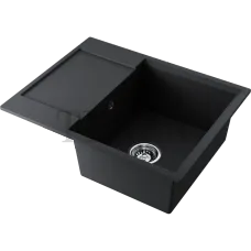 Omoikiri Daisen 65 Кухонная мойка Artgranit прямоугольная с крылом 4993684 черный