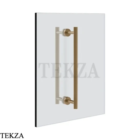 Gessi Ludovica Полотенцедержатель для крепления на стекло, 30 см 76631-791, бронза Deep
