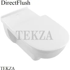 Villeroy & Boch O.NOVO Унитаз подвесной без ободка, сиденье с микролифтом 4601R001, белый глянец