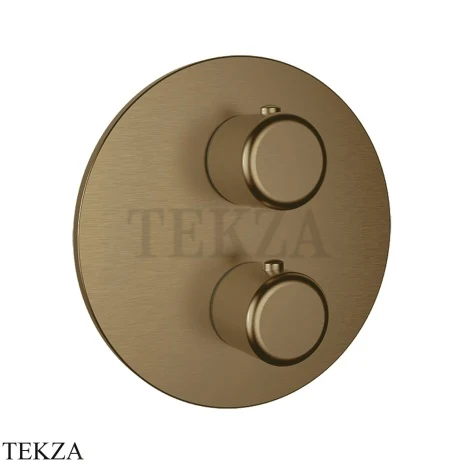 Gessi Goccia Термостат для душа на 1 выход, внешняя часть 33842-791, Deep Bronze Br. PVD