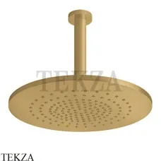 Gessi 316 SHOWER Верхняя душевая лейка с потолочным креплением 54152-727, Brushed Brass