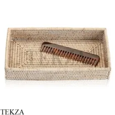 Decor Walther BASKET Лоток универсальный для ванных принадлежностей 0932091, ротанг светлый