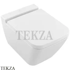 Villeroy & Boch FINION Унитаз подвесной 4664R0R1, сиденье микролифт, белый глянец, ceramicplus