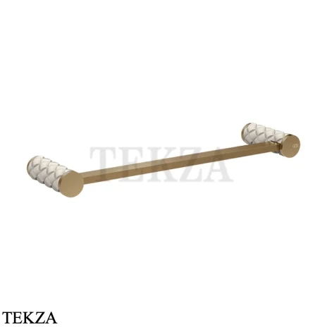 Gessi Pelle Tresse Держатель для полотенца 30 см 78697-448, Crème/ Deep Bronze Br. PVD