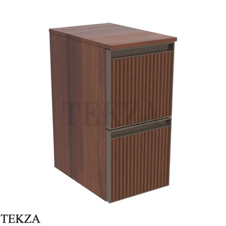 Flaminia Cubika модуль хранения подвесной 25×37×50 см, 2 ящика, орех Noce Greca