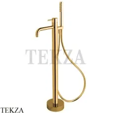 FIMA Carlo Frattini Spillo UP Смеситель для ванны напольный, с гарнитуром F3034/6NOR, золото