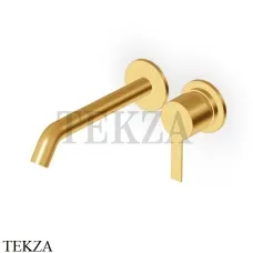 Zucchetti Gill Смеситель для раковины 175, внешняя часть ZGL677.C41, brushed gold