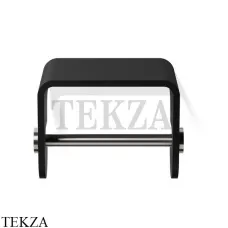 Decor Walther Stone Black TPH4 Держатель туалетной бумаги с крышкой 0974565, черный матовый-stainless steel