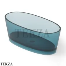 Dea Design Nature Ванна отдельностоящая овальная 160x75 Glasstech DD8617 1600 R11, Dark Blue R11
