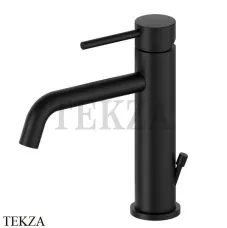 Newform XT Смеситель для раковины 150, с донным клапаном 4201.01.093, черный матовый