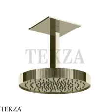 Gessi Inverso RIGATO Верхняя душевая лейка с кронштейном 30 см 63572-720, Nickel PVD