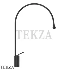 Gessi Goccia Смеситель для раковины высокий, без сливного гарнитура 33606-299, черный матовый
