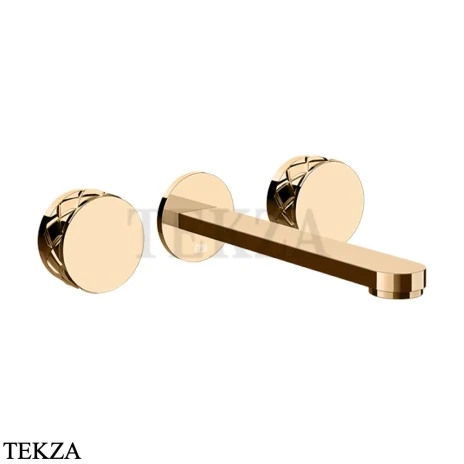 Gessi Pelle Tresse Смеситель для раковины, внешняя часть 78090-735, Warm Bronze PVD