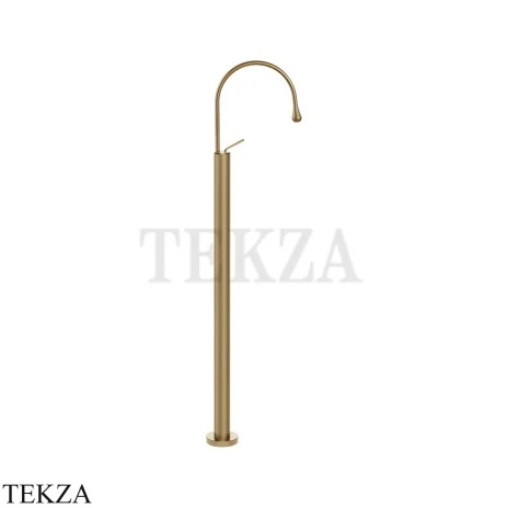 Gessi Goccia Смеситель для раковины напольный, внешняя часть 33626-726, Warm Bronze Br. PVD