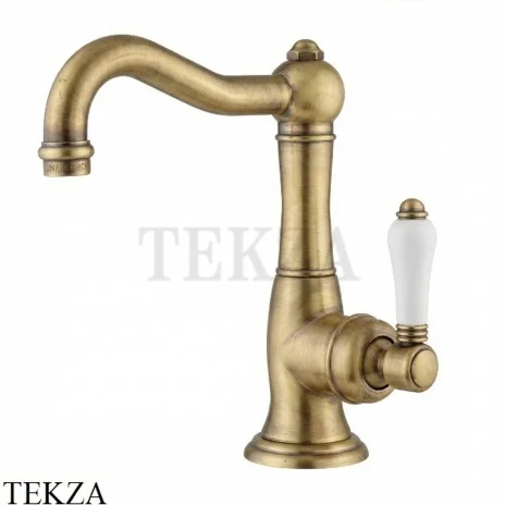 Nicolazzi Cinquanta Смеситель для раковины без гарнитура P.Mont Blanc, 3452TCOG76C, Raw Brass