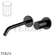 FIMA Carlo Frattini Spillo TECH V Смеситель для раковины, внешняя часть F3051TWLX8VNS, черный матовый