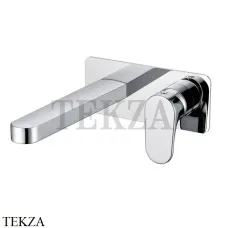 Boheme SPECTRE Смеситель для раковины на стену, комплект 455-CR, Хром глянец