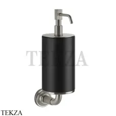 Gessi VENTI20 Дозатор для жидкого мыла настенный черный 65414-149, Finox Brushed Nickel