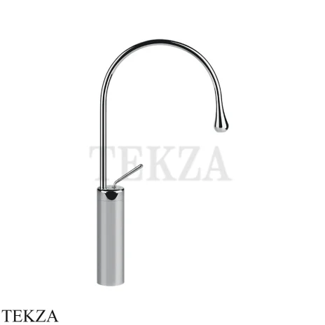 Gessi Goccia Смеситель для раковины высокий, без сливного гарнитура 33609-031, хром глянец