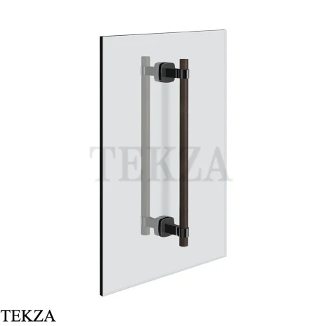 Gessi Jacqueline Полотенцедержатель для крепления на стекло, 30 см 77733-706, black хром глянец