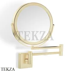 Decor Walther Round SP 28/2/V Косметическое зеркало, 5х увеличение 0105882, золото матовое