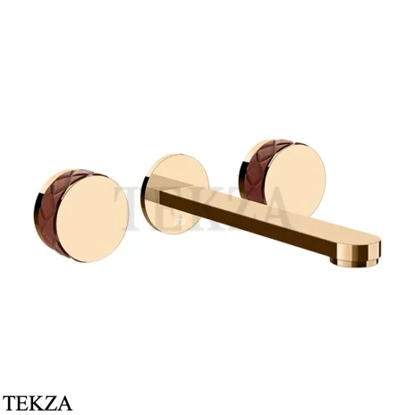 Gessi Pelle Tresse Смеситель для раковины, внешняя часть 78290-430, Red Cherry/ Warm Bronze PVD