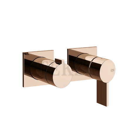 Gessi Inverso RIGATO Смеситель для душа, 2 потока, внешняя часть 73538-030, Copper PVD