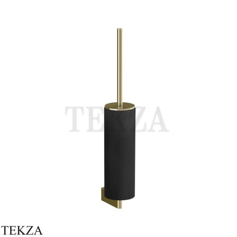 Gessi Origini Туалетный ершик настенный, черный 66420-710, Brass PVD