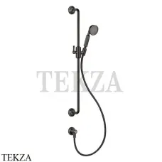 Gessi VENTI20 Штанга в комплекте с душевой лейкой, шланг, вывод 65142-707, Black Metal Brushed Gessi VENTI20 Штанга в комплекте с душевой лейкой, шланг, вывод 65142-707, Black Metal Brushed