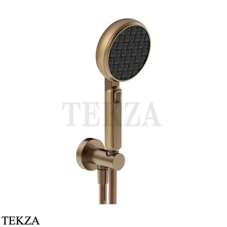 Gessi Haute Culture Shower Душевой комплект, держатель, шланг 1,50 см 57123-761, бронза Coffee