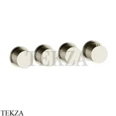 Gessi Habito Bath-shower Термостат на 3 потока, внешняя часть 63436-720, Nickel PVD