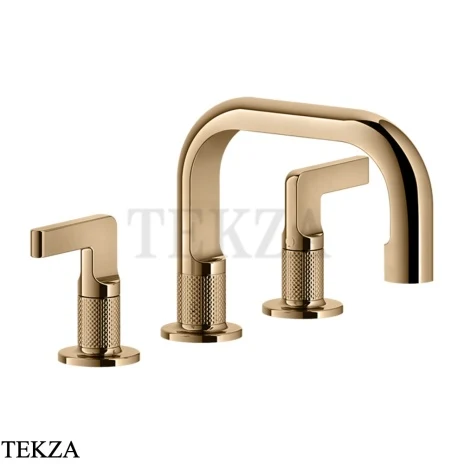 Gessi INCISO Смеситель для раковины, с донным клапаном 58011-735, Warm Bronze