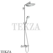 Hansgrohe Croma Select S 280 1jet Showerpipe Душевая колонна, термостат 26792000, хром глянец Hansgrohe Croma Select S 280 1jet Showerpipe Душевая колонна, термостат 26792000, хром глянец