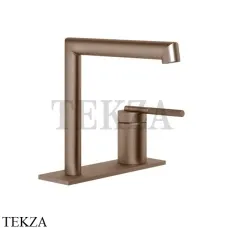 Gessi INGRANAGGIO Смеситель для раковины на планке, без гарнитура 63515-708, Copper Brushed
