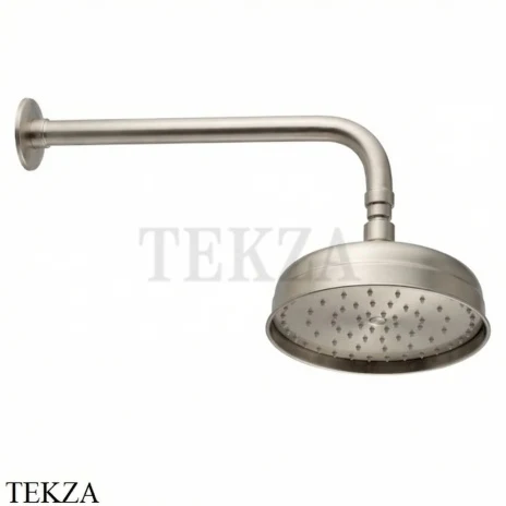 Nicolazzi Doccia Верхняя душевая лейка 20 с кронштейном 5702NS20, Satin nickel