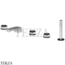 Newform Park L.E. Смеситель на борт ванны с гарнитуром 69782C.05.093, хром глянец