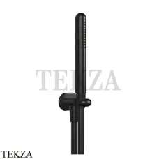 Gessi Goccia Душевой комплект с душевой лейкой и выводом для воды 33773-299, Black XL