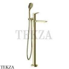 Gessi RILIEVO Смеситель для ванны напольный, с лейкой 59131-710, Brass PVD