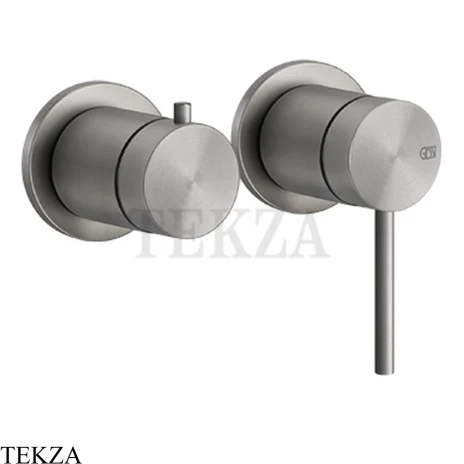 Gessi 316 SHOWER Смеситель для душа с переключателем, внешняя часть 54077-239, Steel Brushed