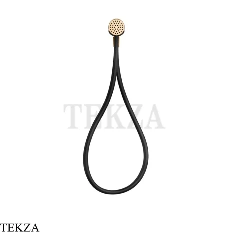 Gessi HI-FI Душевой комплект с магнитной лейкой, шланг из Darkflex 63199-735, Warm Bronze PVD