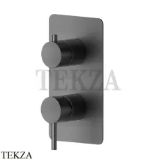 Newform X-Steel 316 Смеситель для душа 2 потока, внешняя часть, 69673EX.59.064, PVD Brushed gun metal Newform X-Steel 316 Смеситель для душа 2 потока, внешняя часть, 69673EX.59.064, PVD Brushed gun metal