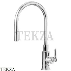 Nicolazzi Смеситель для кухни с выдвижным душем 3430CB, хром Brushed