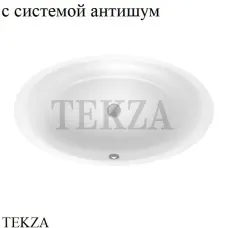 BETTE BetteEve Ванна овальная встраиваемая, сталь, система антишум 6043-000, белый глянец