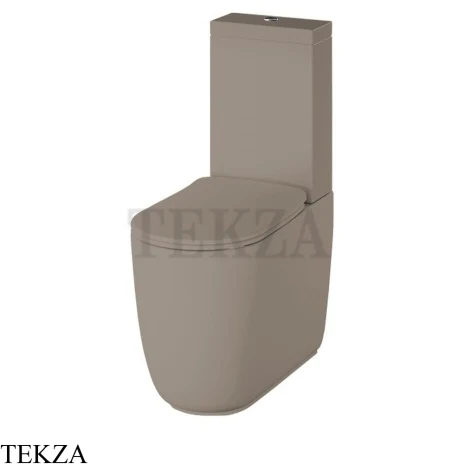 Kerasan Nolita Унитаз моноблок, с креплением WB5N, с сиденьем, 531781 Geberit, Nocciola