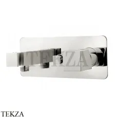 Bossini AKI Смеситель для душа 2 потока с держателем, комплект Z005363.094, никель Brushed Bossini AKI Смеситель для душа 2 потока с держателем, комплект Z005363.094, никель Brushed