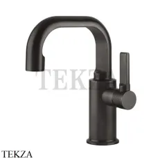 Gessi INCISO Смеситель для раковины ручка сбоку, без гарнитура 58009-707, Black Metal Brushed