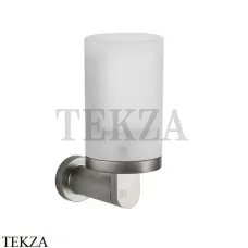 Gessi Emporio Стакан для щеток с держателем стекло сатин 38809-149, Finox Brushed Nickel